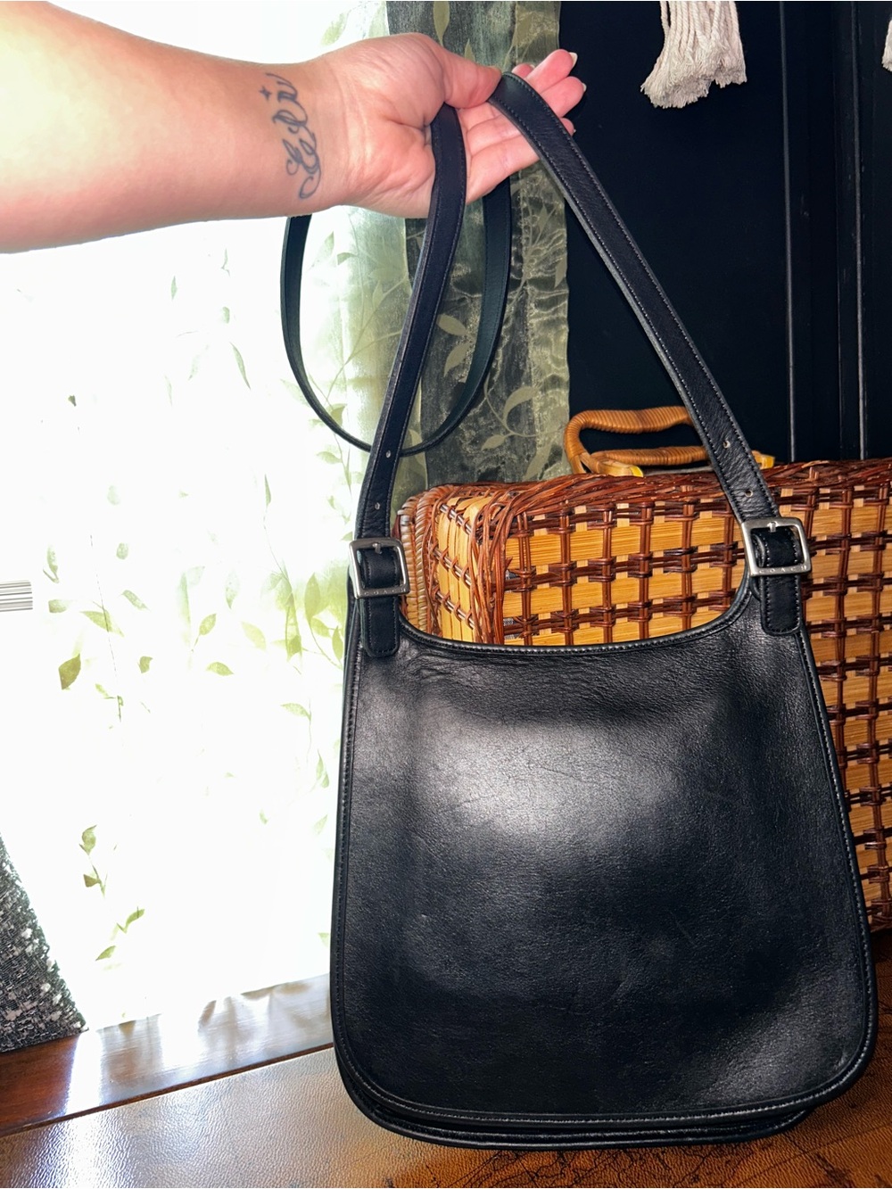 Vintage 1999 Coach Hippie Flap Bag -9135- Made in Costa Rica